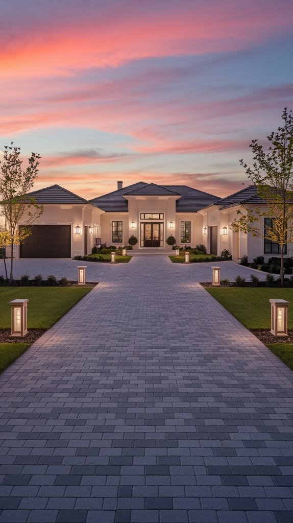 28 Modern Driveway Ideas for a Stylish and Functional Home Entrance 1