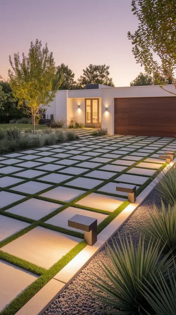 28 Modern Driveway Ideas for a Stylish and Functional Home Entrance